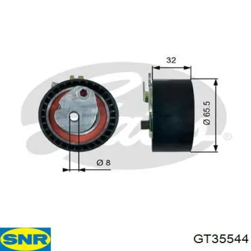 Купити GT35544 SNR Натяжний ролик