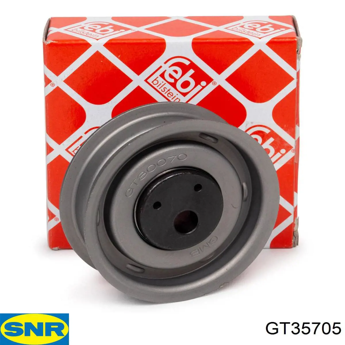 Ролик натягувача ременя ГРМ GT35705 SNR