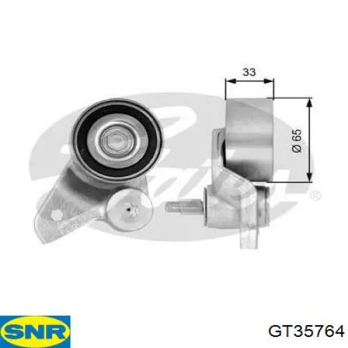 GT35764 SNR ролик натягувача ременя грм