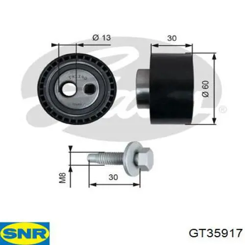 Ролик ГРМ SNR GT35917