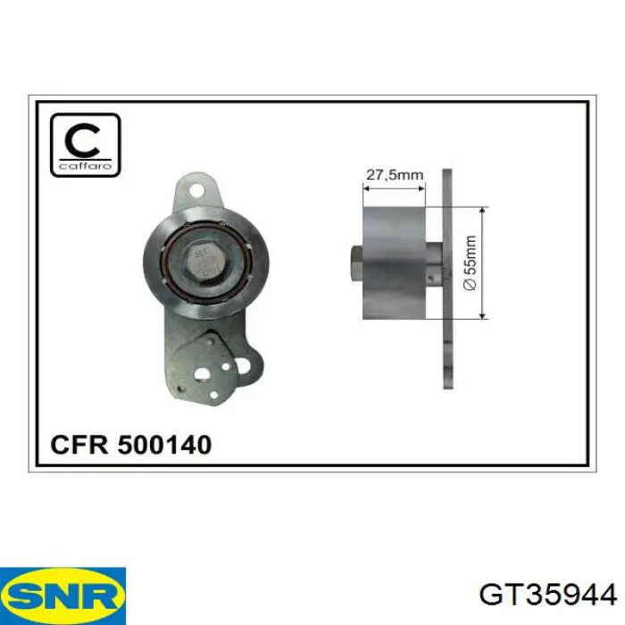 Купити GT35944 SNR Натягувач ременя ГРМ