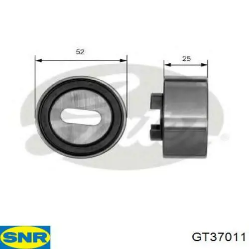 Ролик натяжителя ременя газорозподілу SNR GT37011 ціна, від 11.76 USD