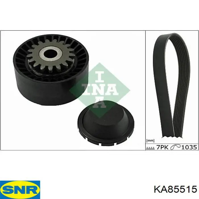 Ремінь приводний, агрегатів, комплект SNR KA85515 ціна, від 44.10 USD