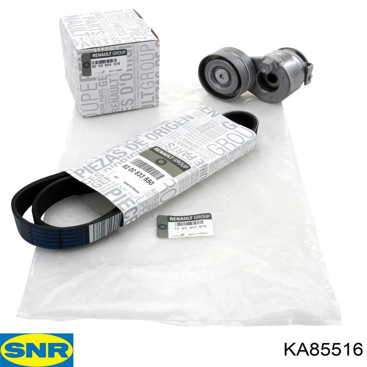 KA85516 SNR Ремінь приводний, агрегатів, комплект