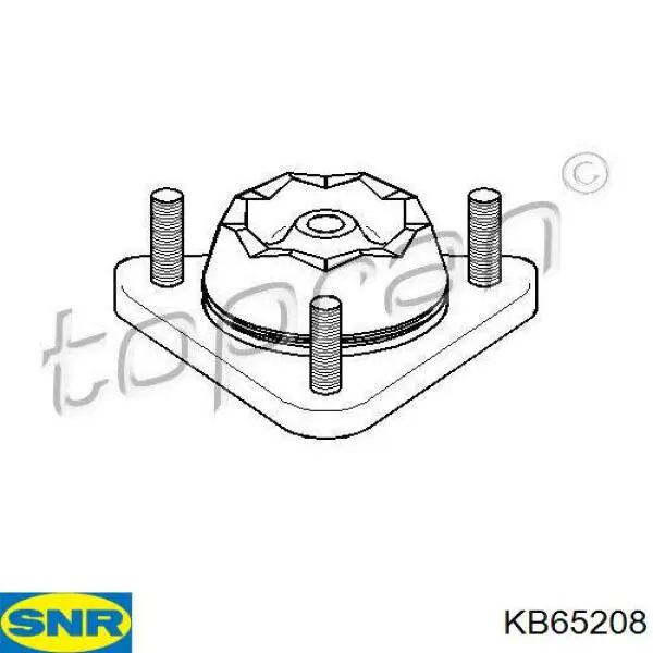 Опора амортизатора переднього KB65208 SNR