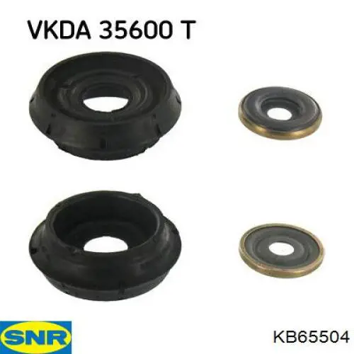 Опора стійки амортизатора переднього SNR KB65504 ціна, від 13.69 USD