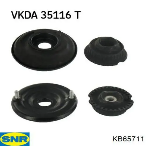 Проставка (гумове кільце) пружини передньої, верхня KB65711 SNR