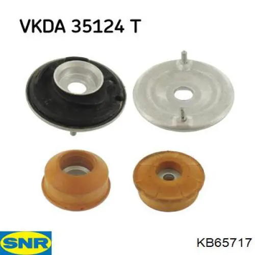 Опора стійки амортизатора переднього SNR KB65717 ціна, від 18.80 USD