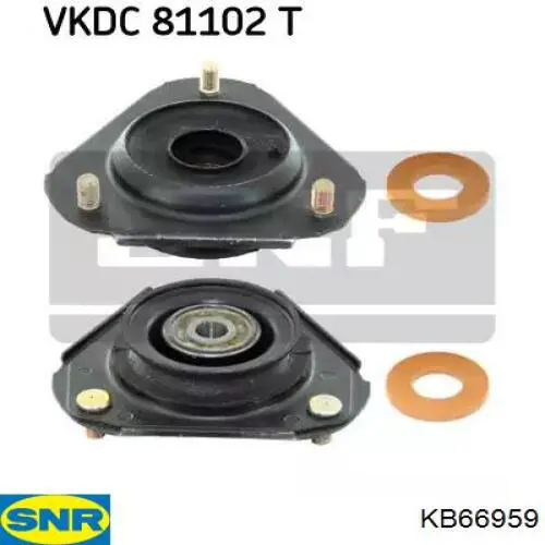 Опора стійки амортизатора переднього SNR KB66959 ціна, від 21.73 USD