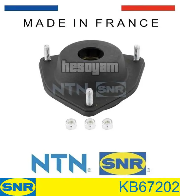 KB67202 SNR опора амортизатора переднього