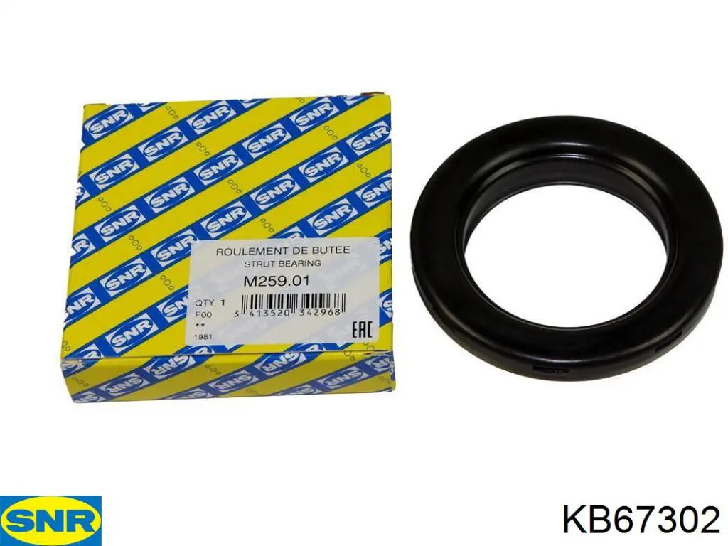 Опора стійки амортизатора переднього SNR KB67302 ціна, від 33.15 USD