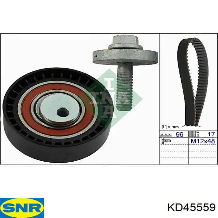 KD45559 SNR комплект грм