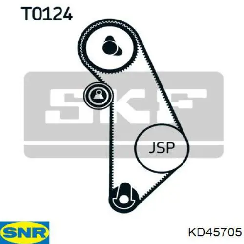 Купити KD45705 SNR ГРМ ремень