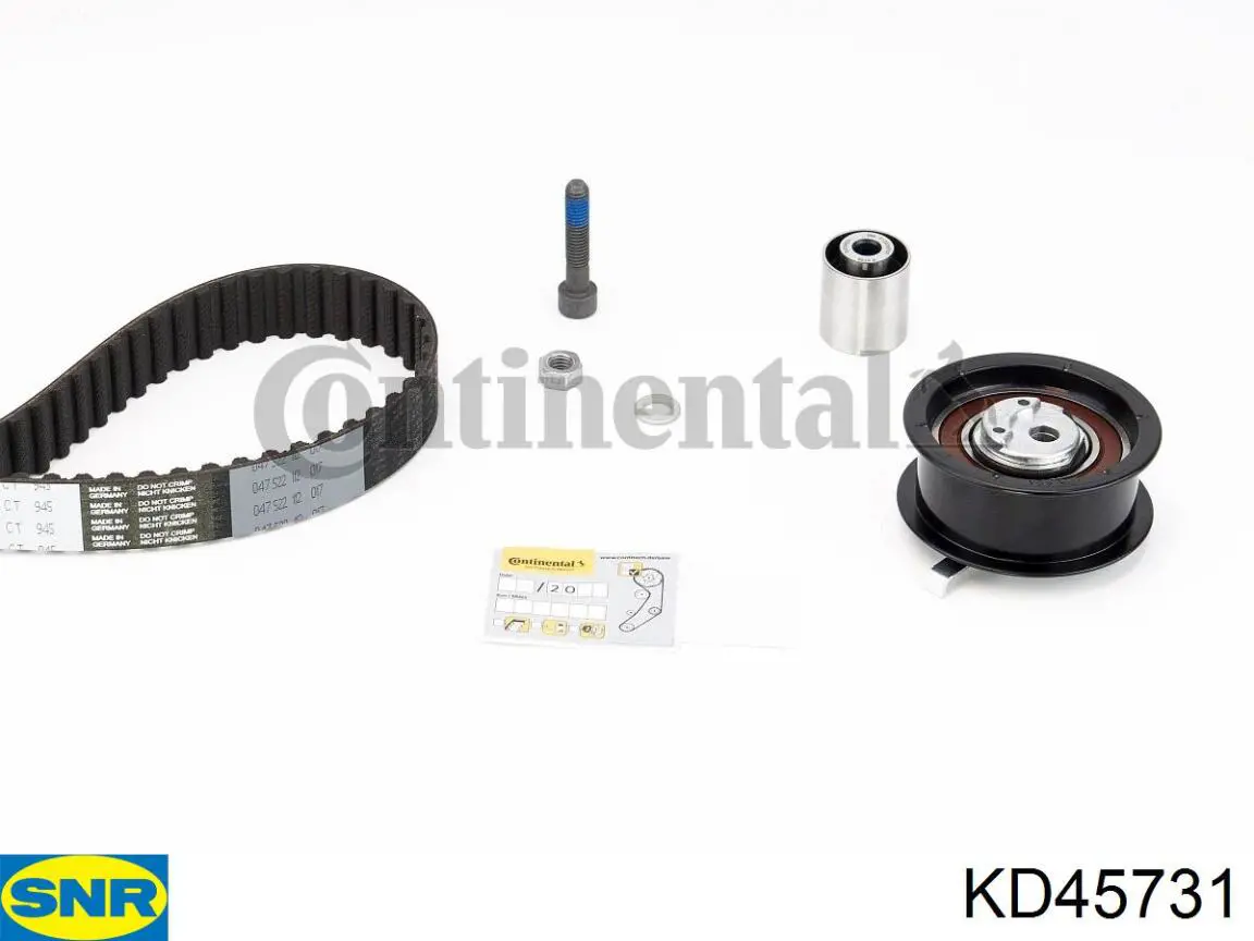 Комплект ГРМ SNR KD45731 ціна, від 81.78 USD