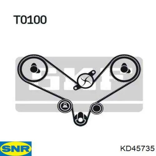 Комплект ГРМ KD45735 SNR