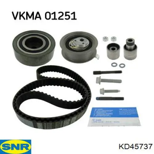 Комплект ГРМ SNR KD45737 ціна, від 132.24 USD