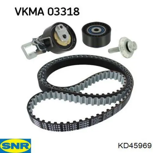 Комплект ГРМ SNR KD45969 ціна, від 83.59 USD