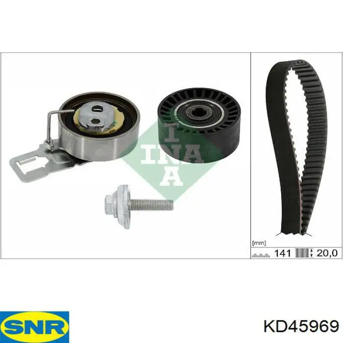 KD45969 SNR комплект грм