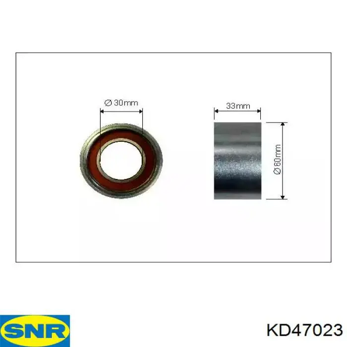 Комплект ГРМ SNR KD47023 ціна, від 107.21 USD