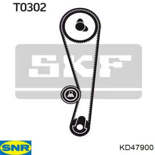 Купити KD47900 SNR ГРМ ремень
