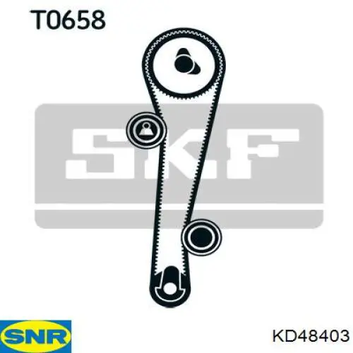 Купити KD48403 SNR ГРМ ремень