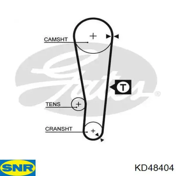 Купити KD48404 SNR ГРМ ремень