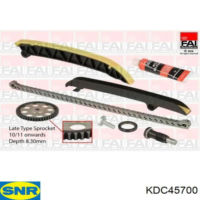 Купити KDC45700 SNR Комплект ланцюга ГРМ