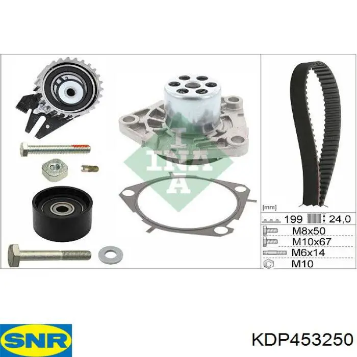 KDP453250 SNR комплект грм