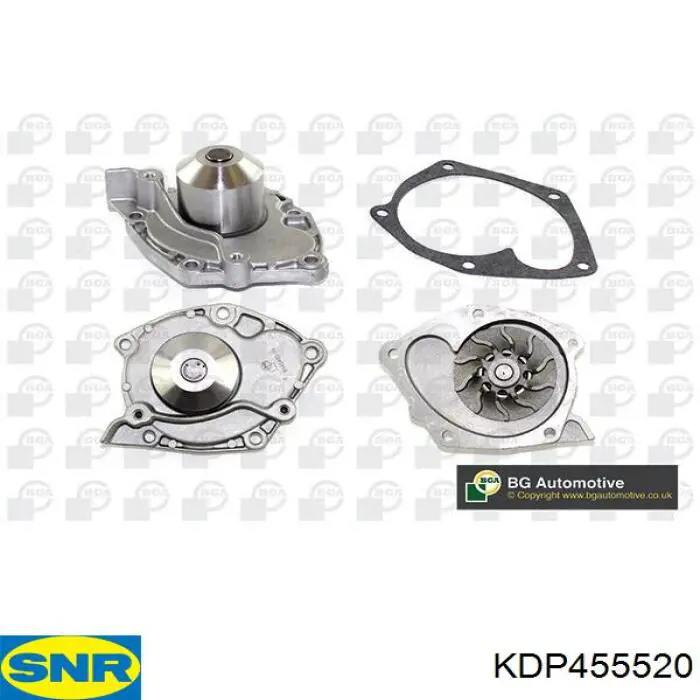 Комплект ГРМ SNR KDP455520 ціна, від 117.43 USD