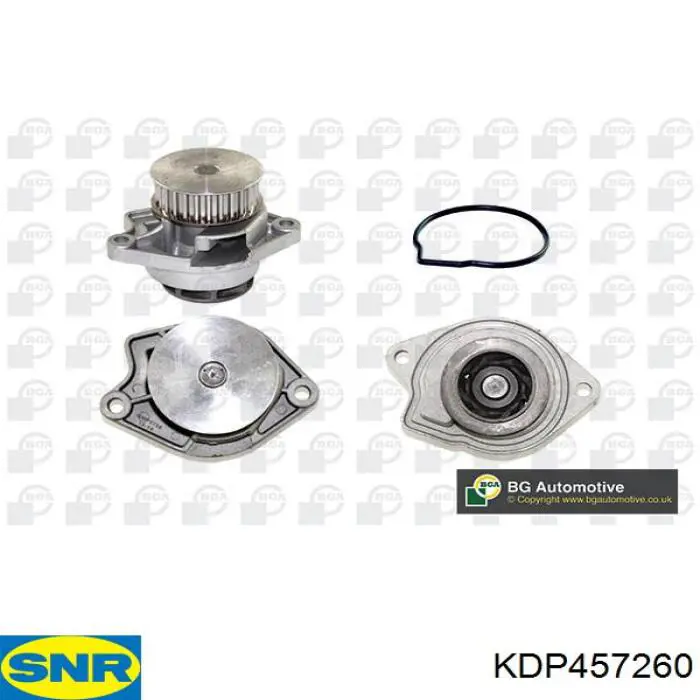 KDP457260 SNR Ремінь ГРМ, комплект