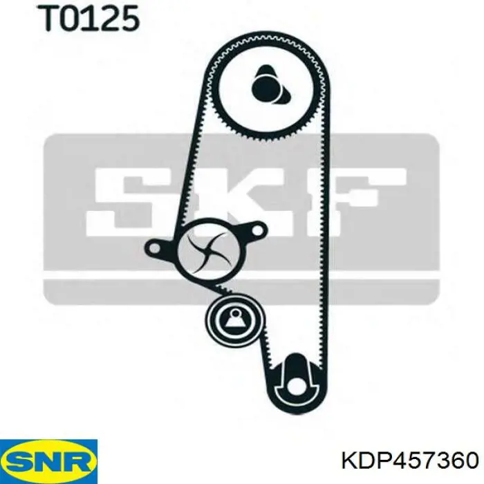 Комплект ГРМ KDP457360 SNR
