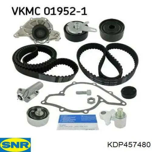 KDP457480 SNR Ремінь ГРМ, комплект