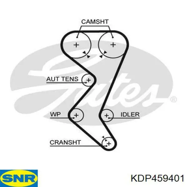 Купити KDP459401 SNR ГРМ ремень