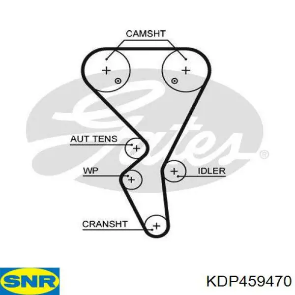 Ремкомплект ГРМ SNR KDP459470