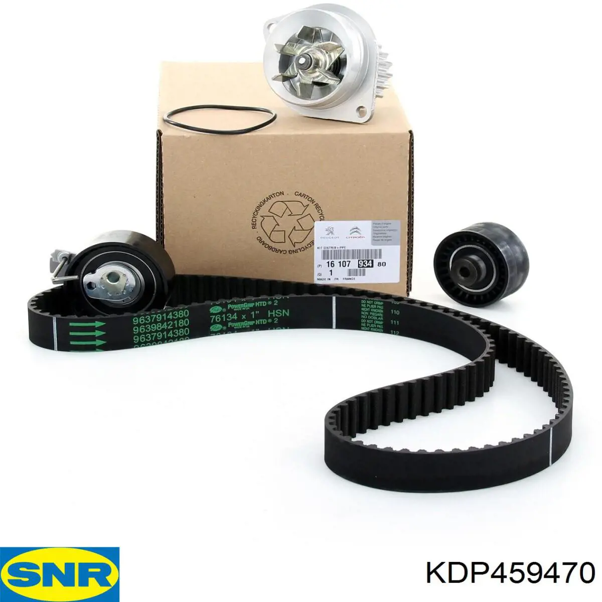 KDP459470 SNR Ремінь ГРМ, комплект