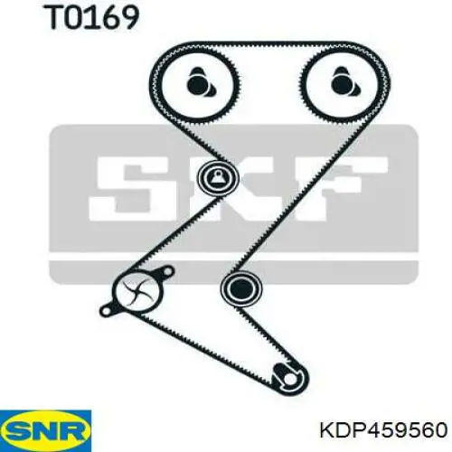 Комплект ГРМ KDP459560 SNR