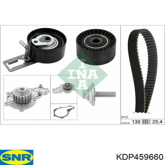 KDP452350 SNR Ремінь ГРМ, комплект