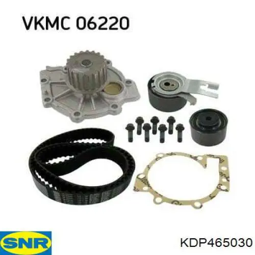 KDP465030 SNR Ремінь ГРМ, комплект