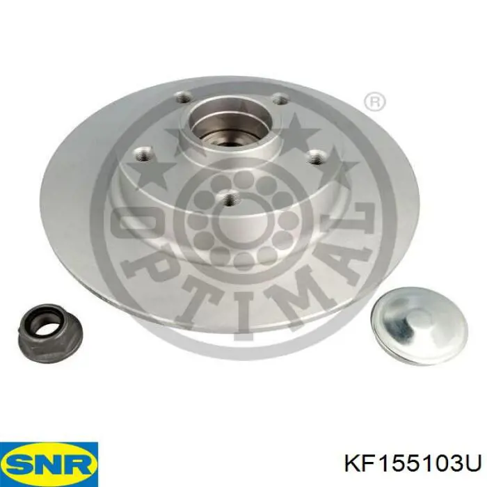 KF155103U SNR диск гальмівний задній