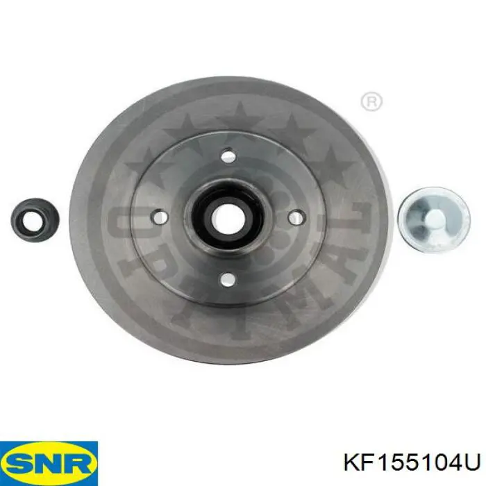 KF155104U SNR диск гальмівний задній