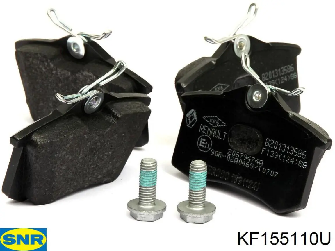 Купити KF155110U SNR Диск заднього гальма