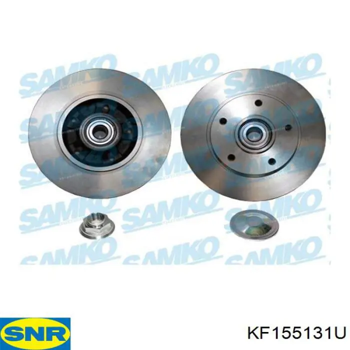 Диск гальмівний задній Jurid/Bendix 563289JC1