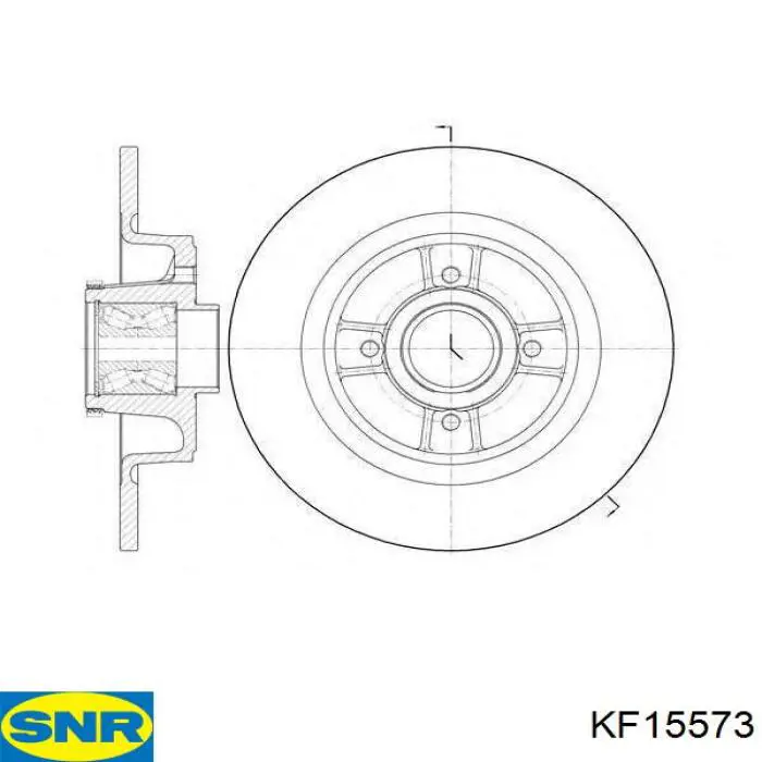 Задні дискові гальма SNR KF15573 ціна, від 41.33 USD
