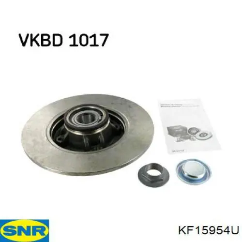 KF15954U SNR диск гальмівний задній