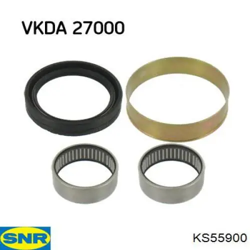 Сайлентблок заднього важеля, комплект на важіль SNR KS55900 ціна, від 17.76 USD