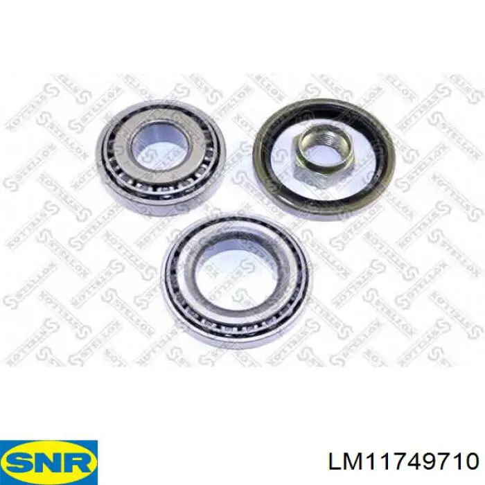 LM11749710 SNR Підшипник маточини задньої, зовнішній