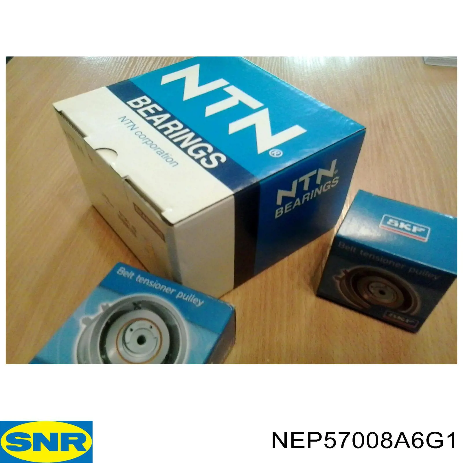 Ролик натяжителя ременя газорозподілу SNR NEP57008A6G1 ціна, від 14.58 USD