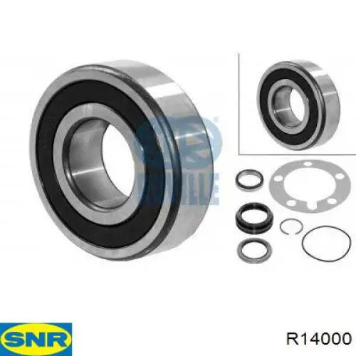 Підшипник піввісі заднього моста Timken 63082RS