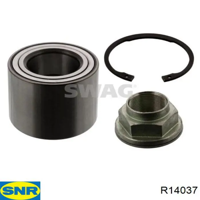 Підшипник маточини задньої SNR R14037 ціна, від 52.28 USD