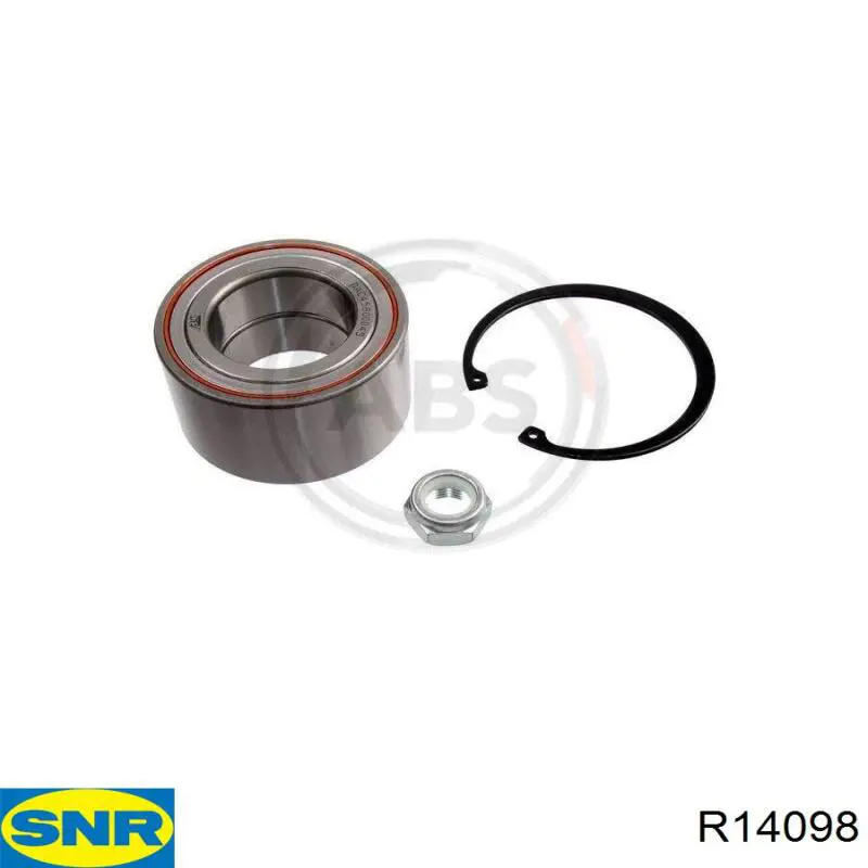 R14098 SNR Підшипник ступиці задньої